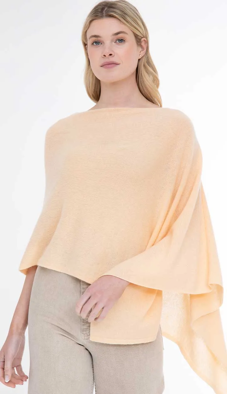 100% Cashmere Dress Topper Poncho