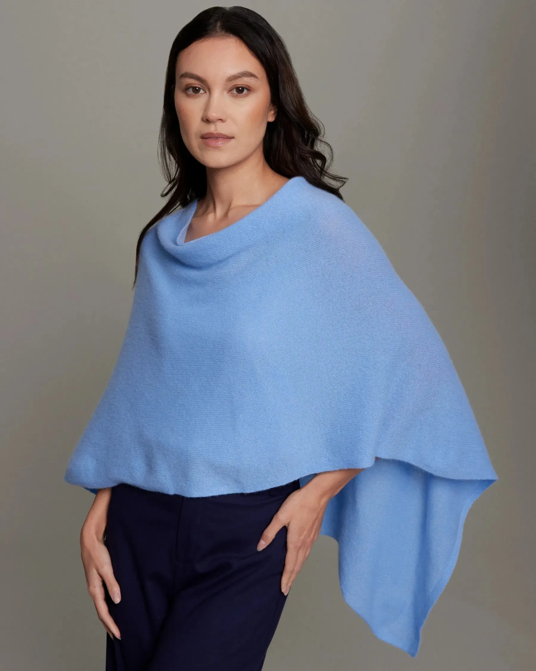 100% Cashmere Dress Topper Poncho