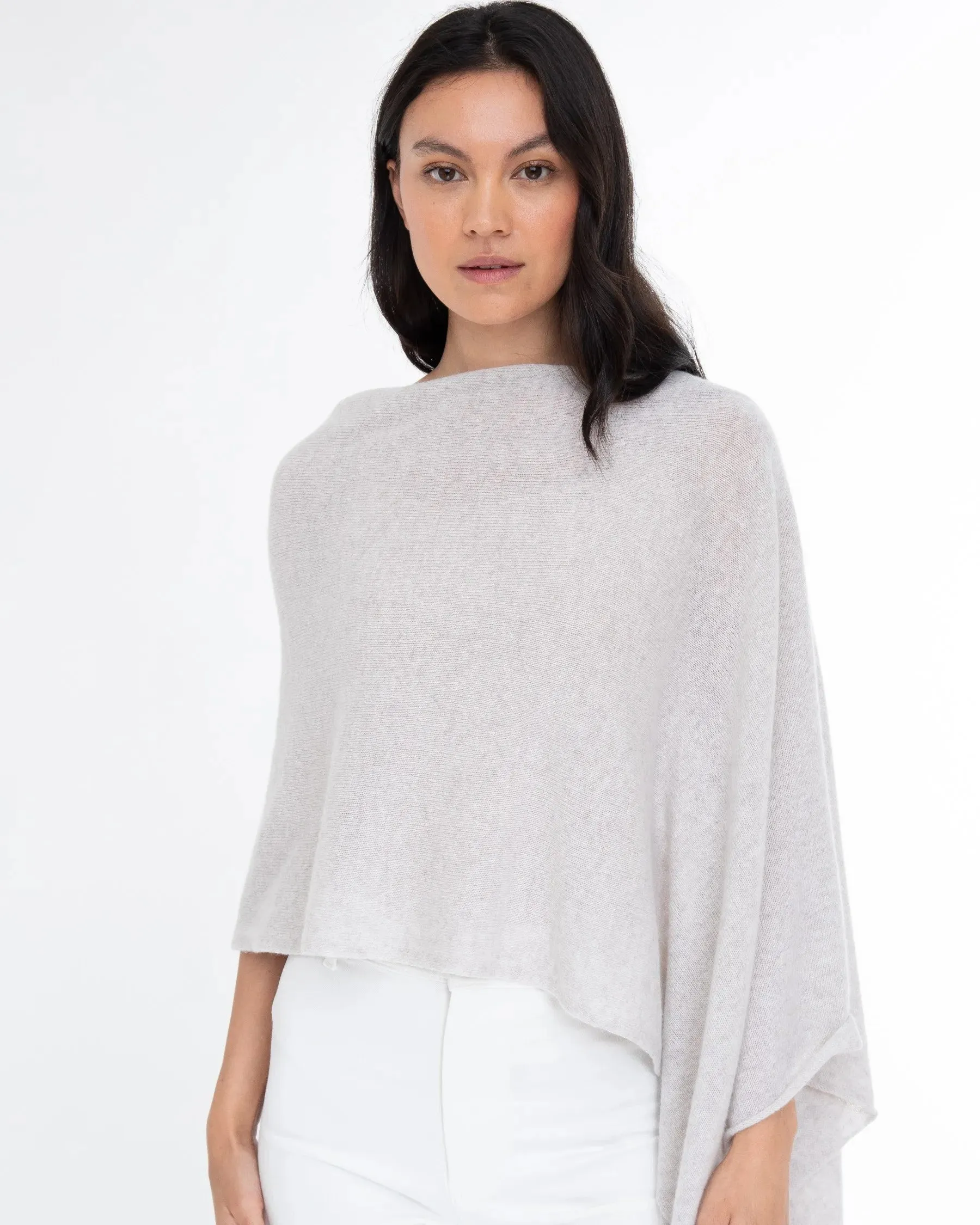 100% Cashmere Dress Topper Poncho