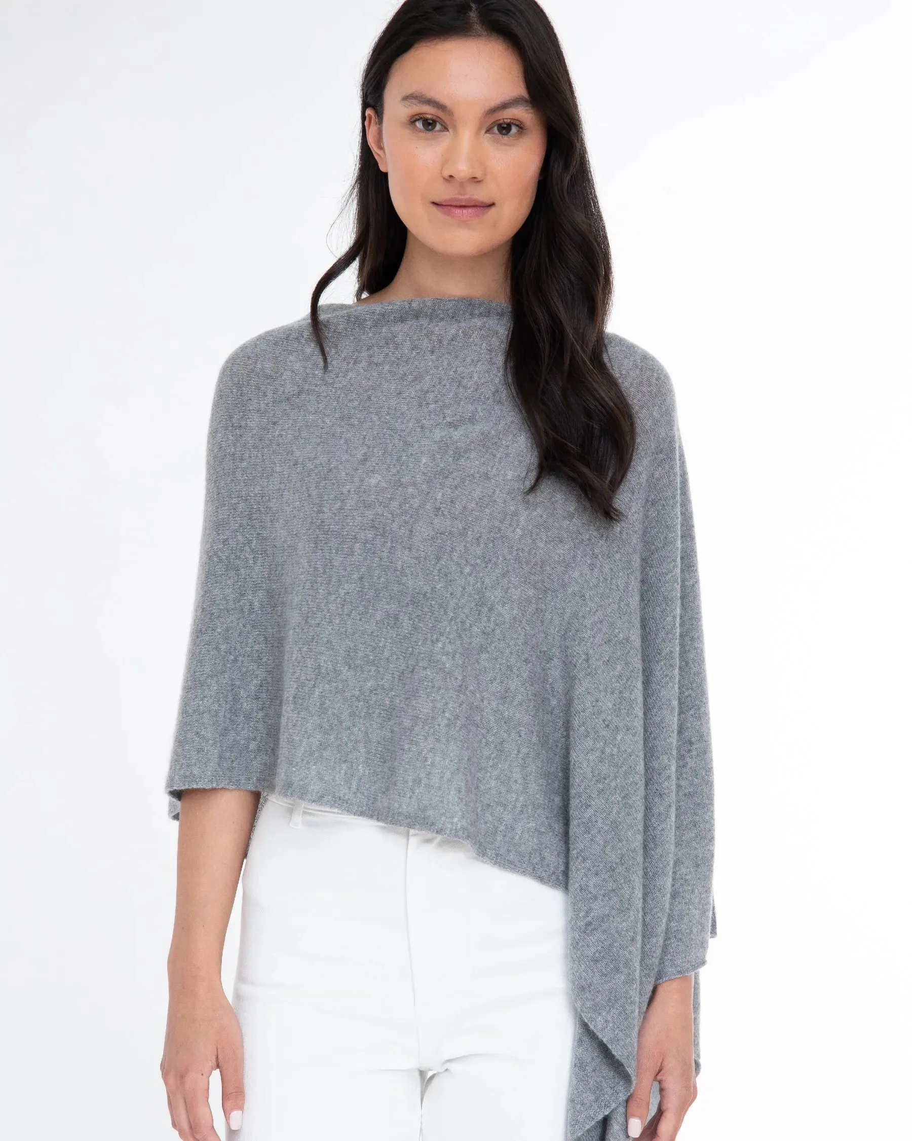 100% Cashmere Dress Topper Poncho