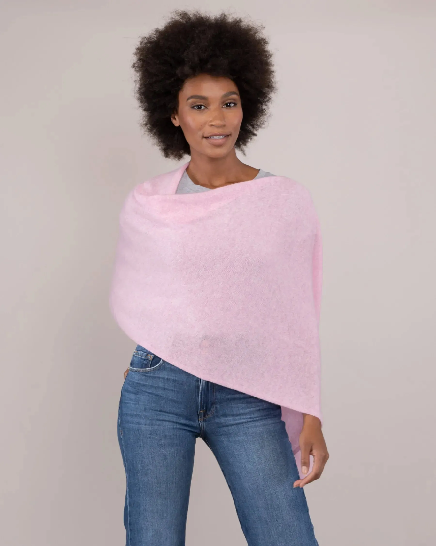 100% Cashmere Dress Topper Poncho