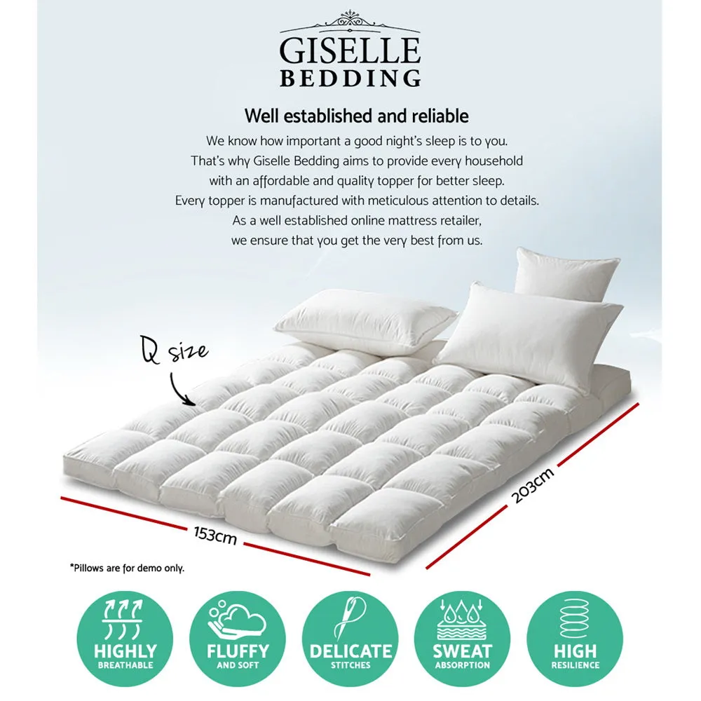 1000GSM Pillowtop Mattress Topper I Queen