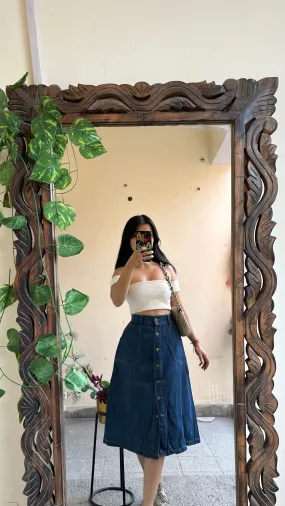 2) Korean skirt 28 waist/l:25