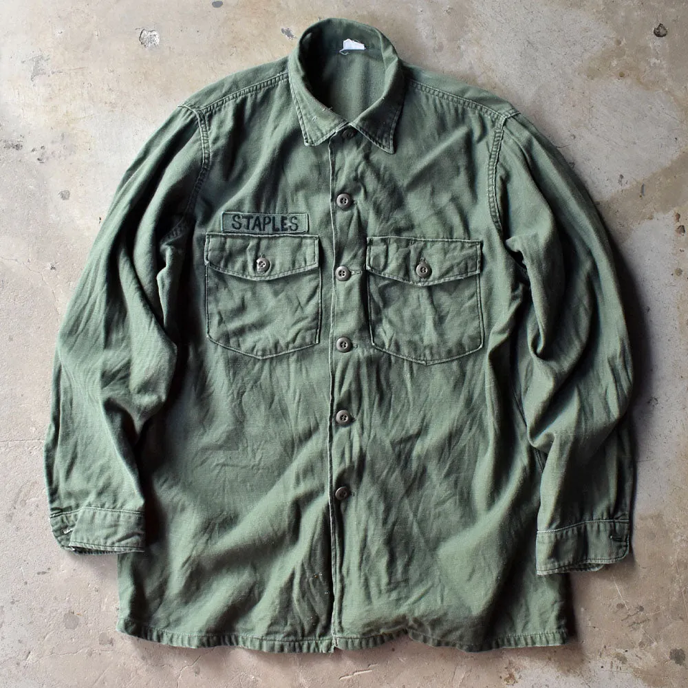 ’70 U.S.ARMY ミリタリー ユーティリティシャツ 240808
