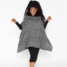 Aalto Poncho Knitting Kit | Madelinetosh Silk Cloud & Shibui Knits Pebble