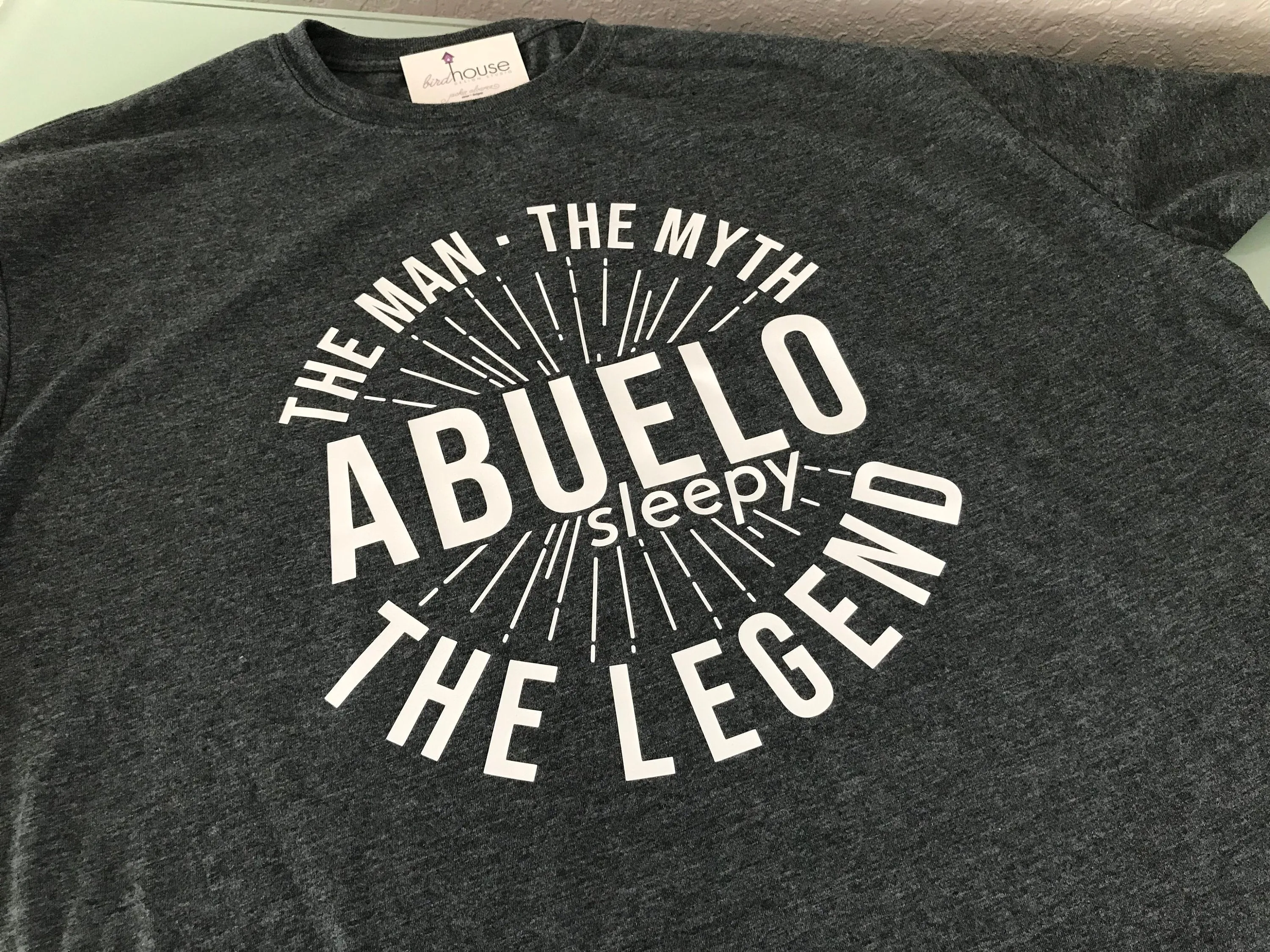 Abuelo Grandpa The Man The Myth The Legend Shirt, Funny Shirt, Personalized, Any Color, Customize, Gift