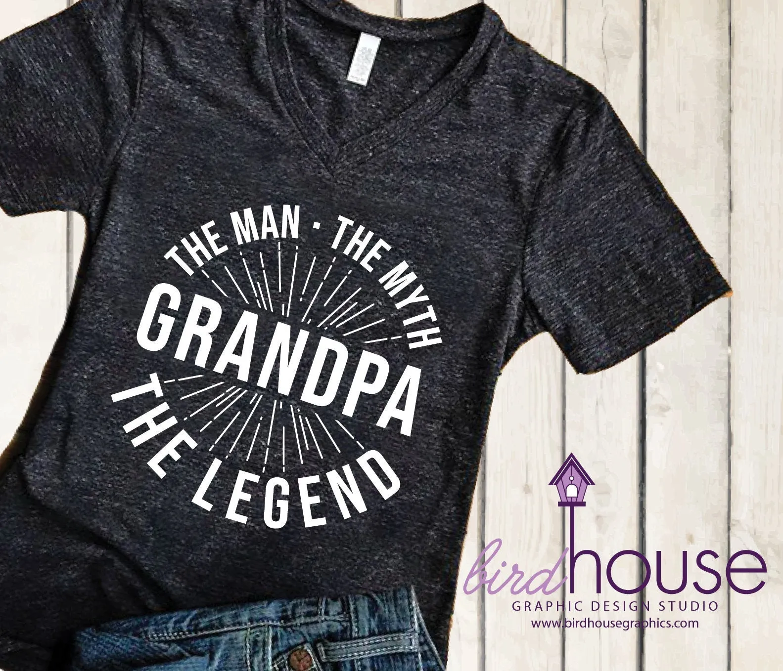 Abuelo Grandpa The Man The Myth The Legend Shirt, Funny Shirt, Personalized, Any Color, Customize, Gift