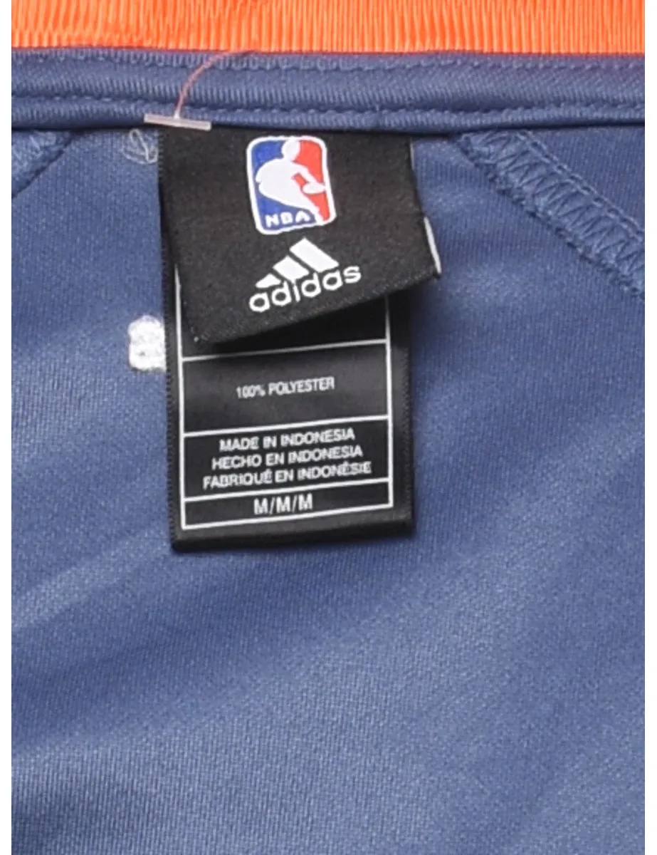 Adidas NBA Blue & Orange Track Top - M