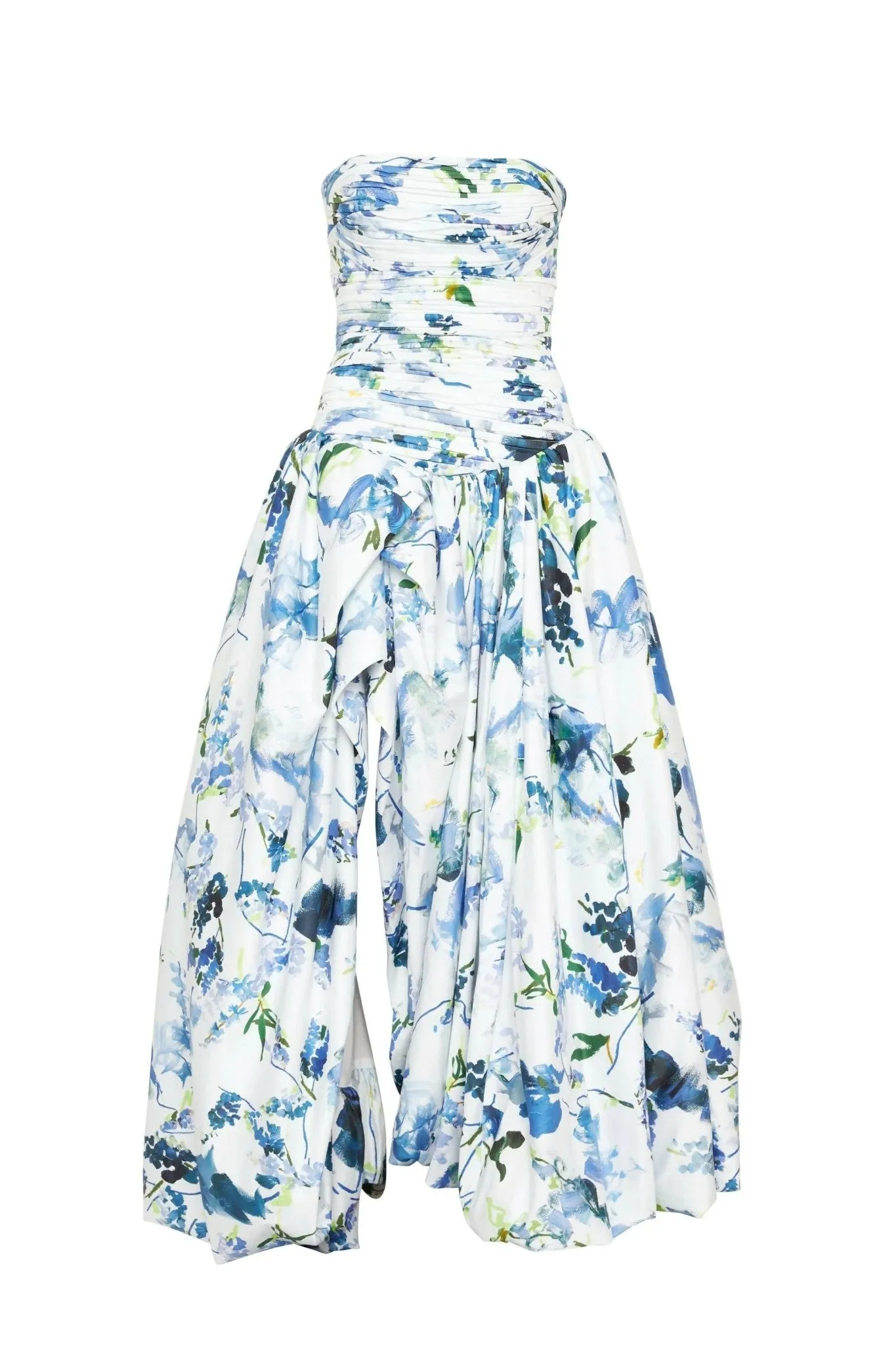 Aje Violette Bubble Hem Maxi Dress