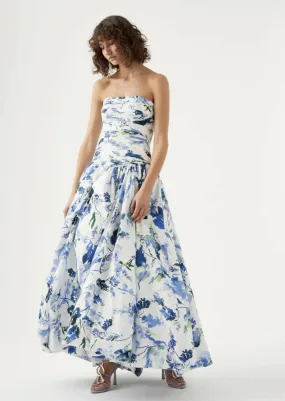 Aje Violette Bubble Hem Maxi Dress