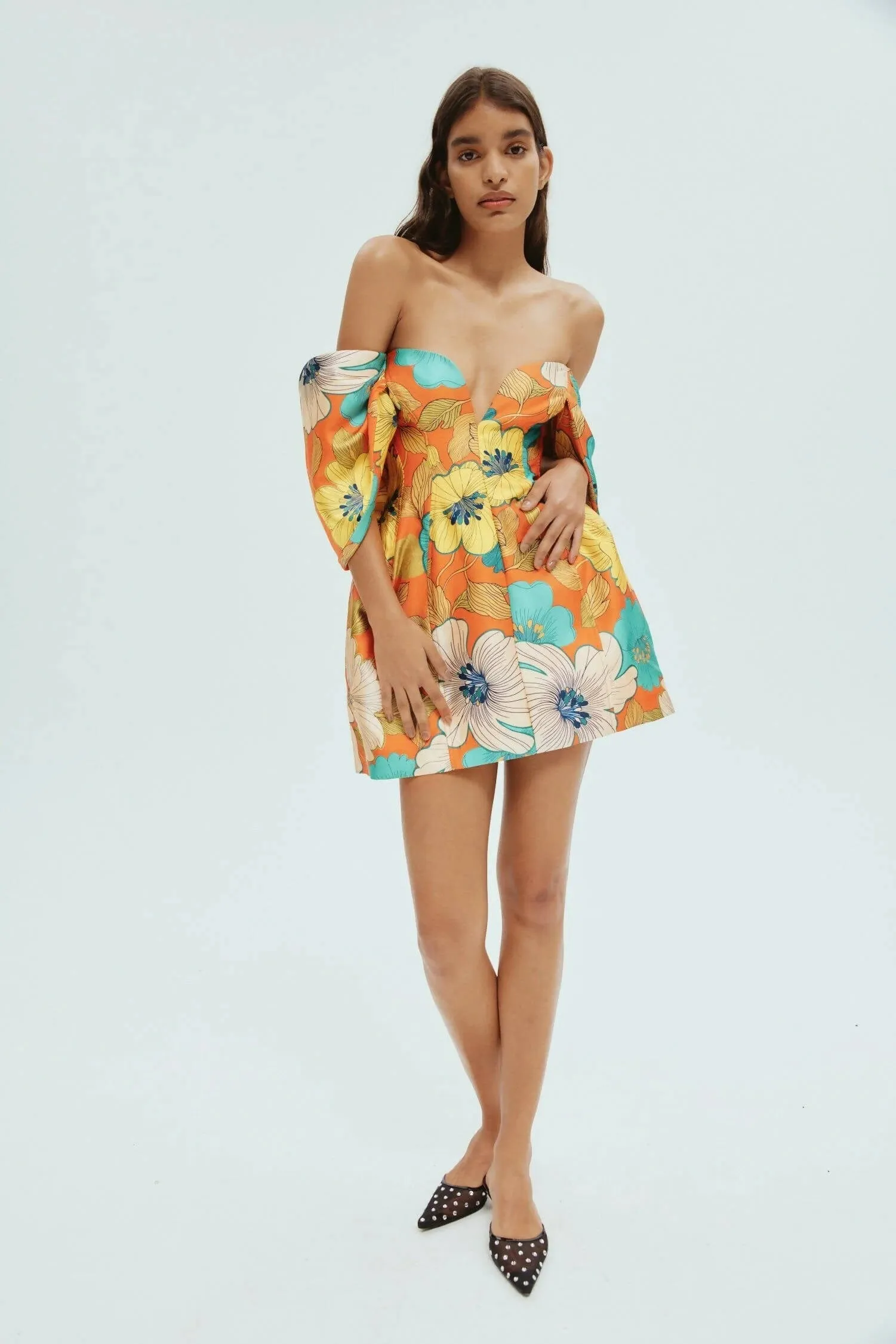 Alemais Piato Sculpt Mini Dress