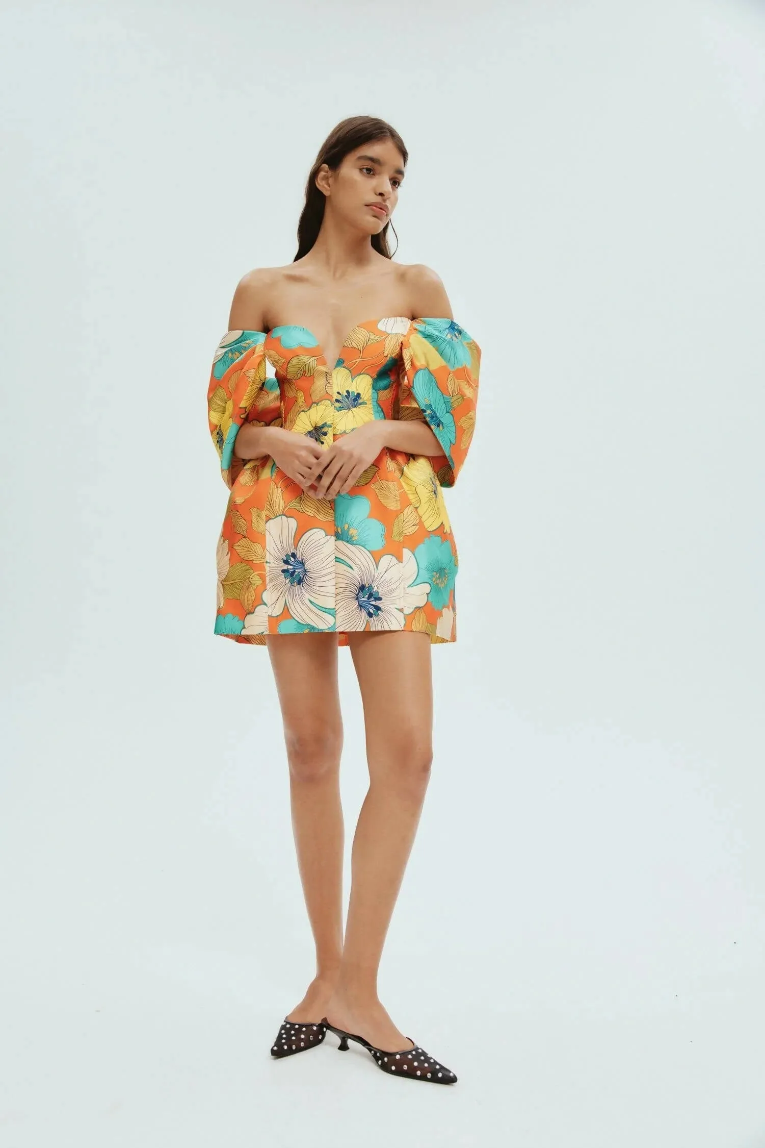 Alemais Piato Sculpt Mini Dress