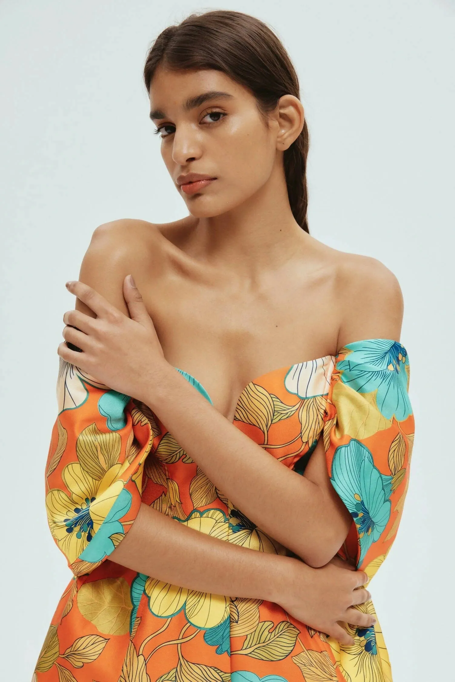 Alemais Piato Sculpt Mini Dress