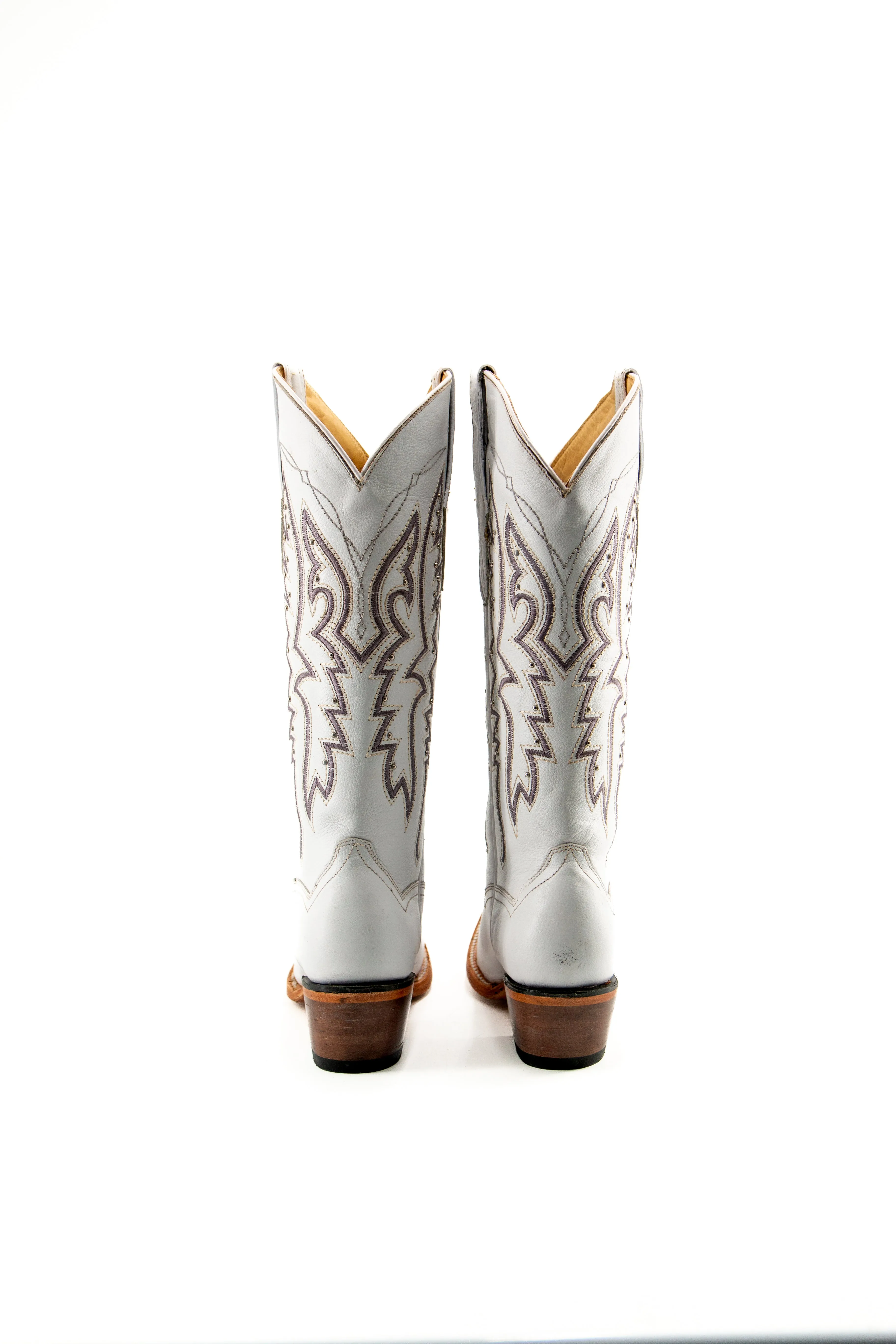 Alexa Retro Snip Toe Midi Cowgirl Boot
