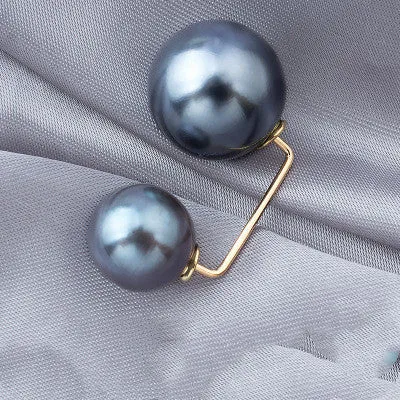 Anti-light Brooch Skirt Waist Button Nail Pearl