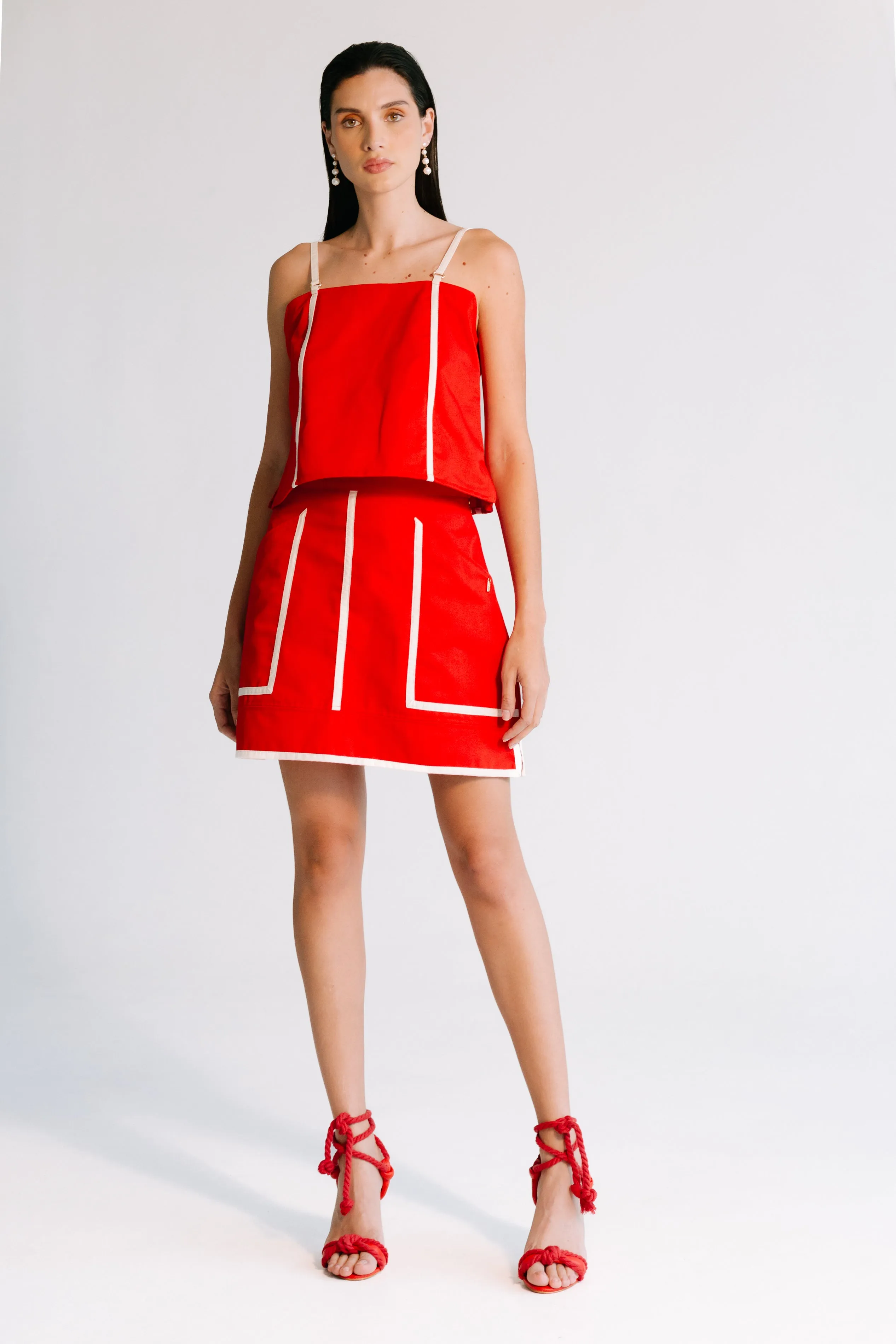 Azahar Skirt - Red