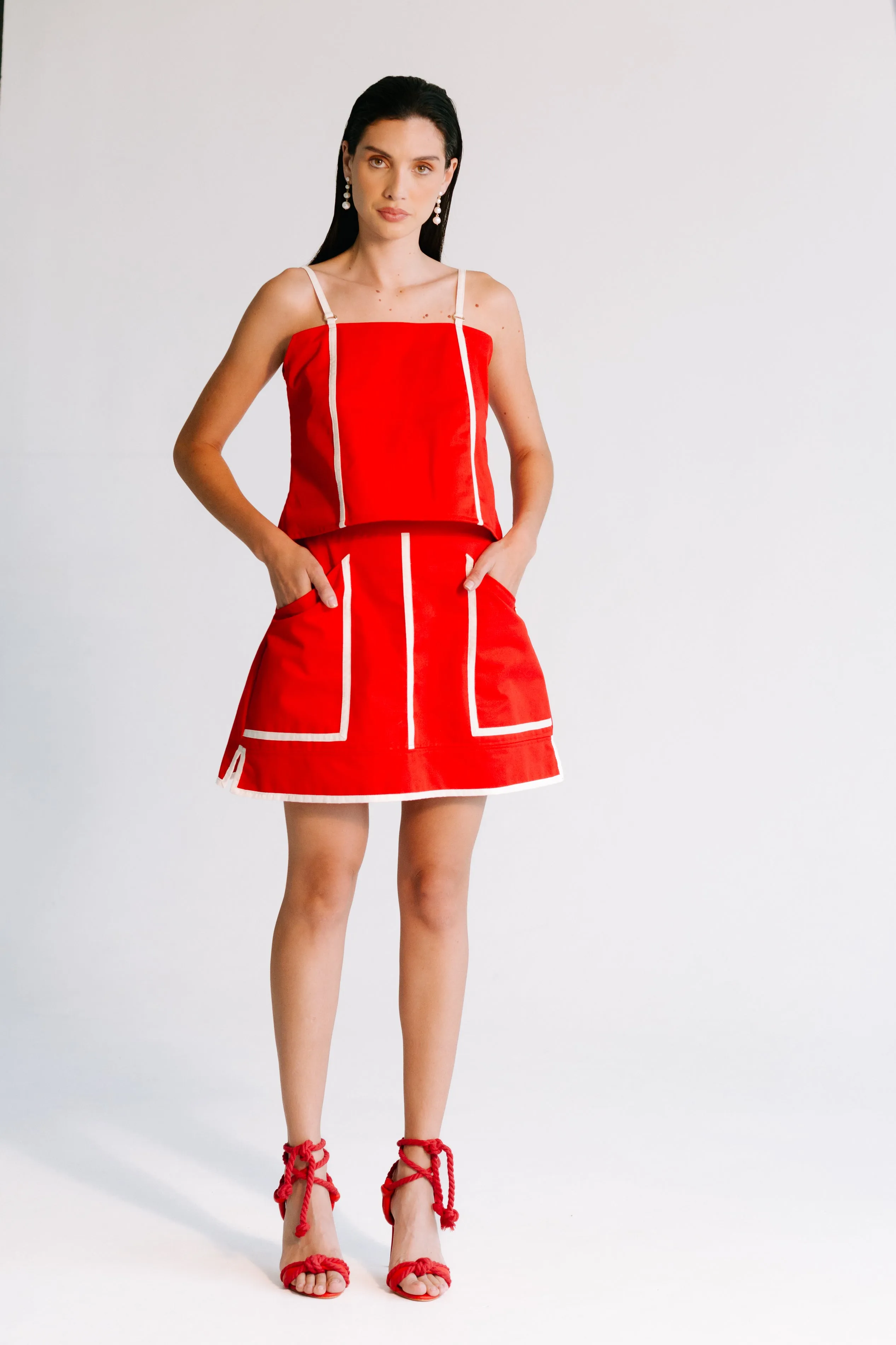 Azahar Skirt - Red