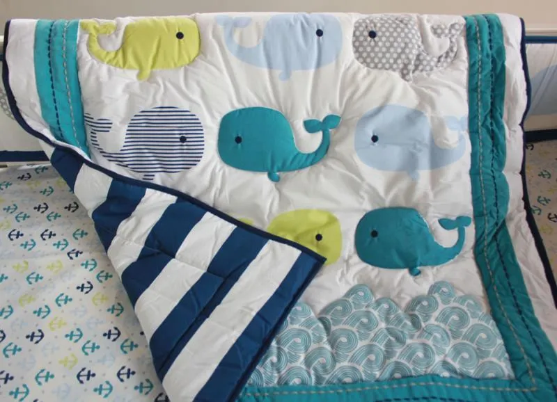 Baby Whale - Baby Bedding Set