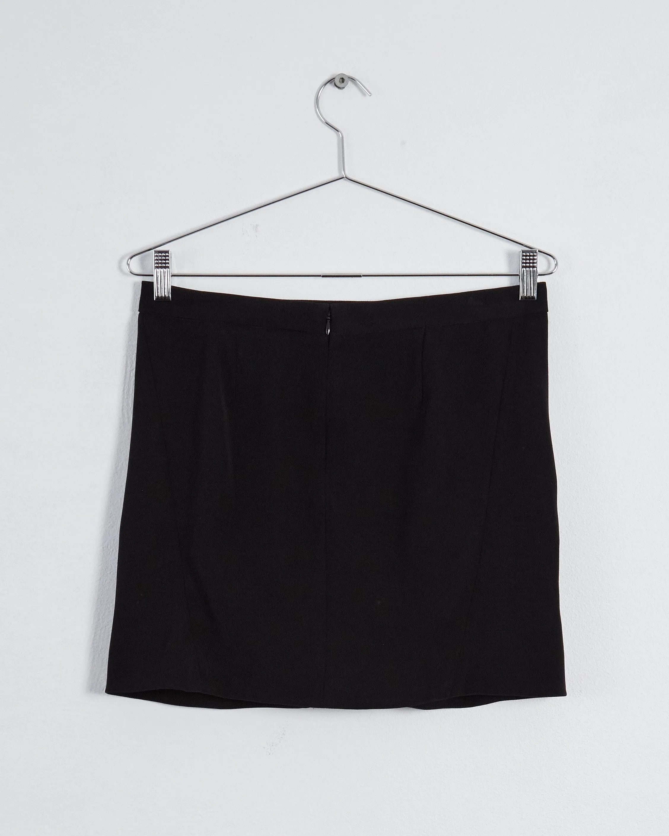 Balenciaga tailored mini skirt, black, 12