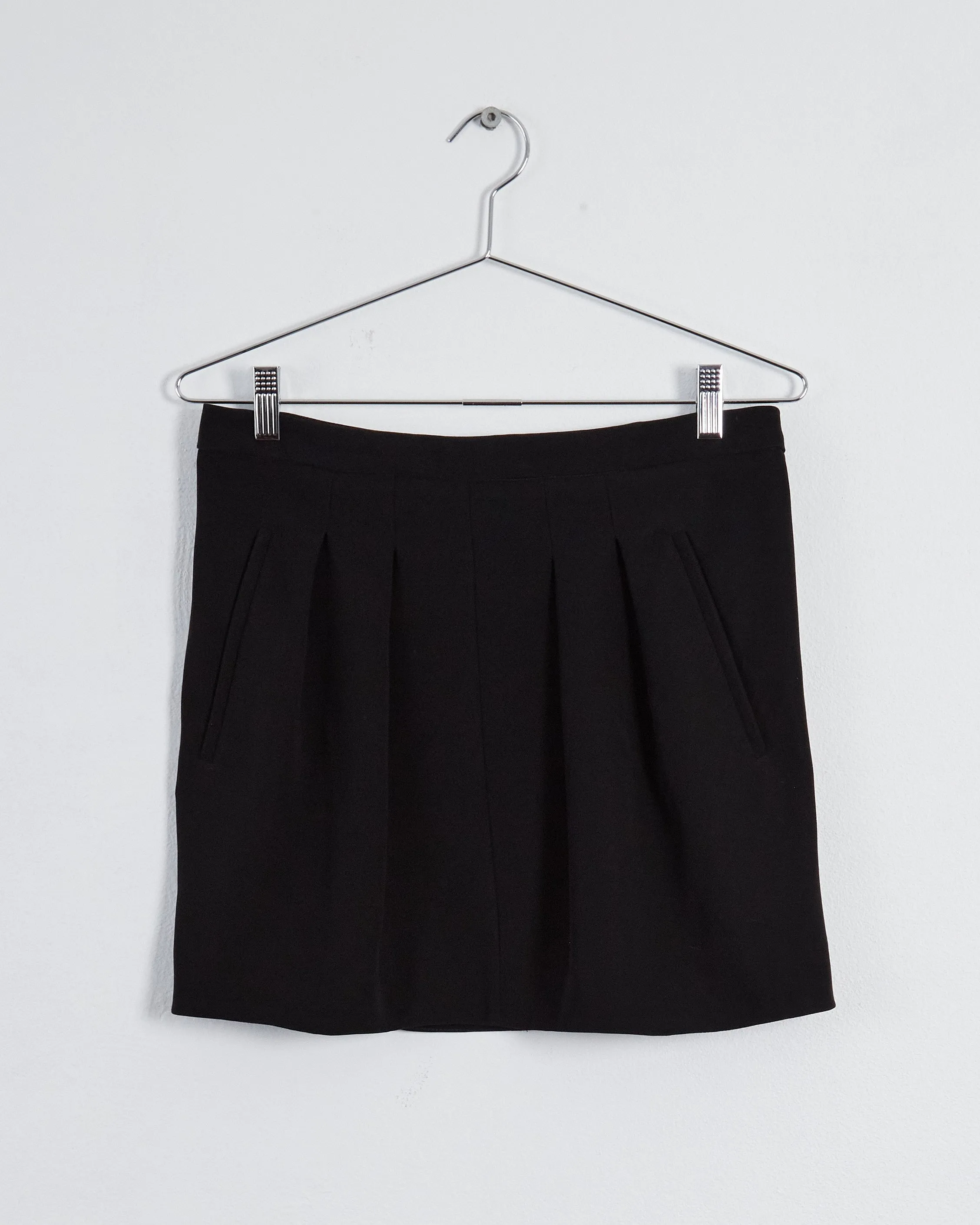 Balenciaga tailored mini skirt, black, 12