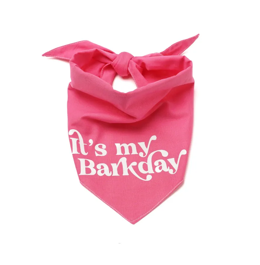 Barkday Birthday Bandanas