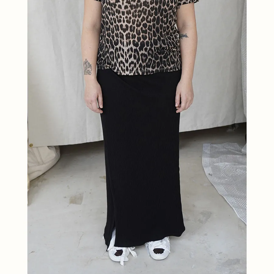 【Baserange/ベースレンジ】<br>BRIG SKIRT <br>SKBR-RIB-000