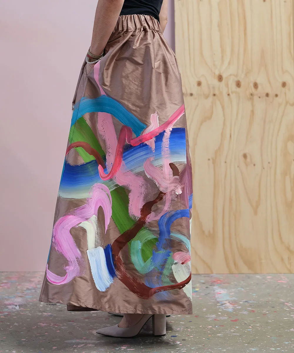 Behold | Silk Skirt Size 14
