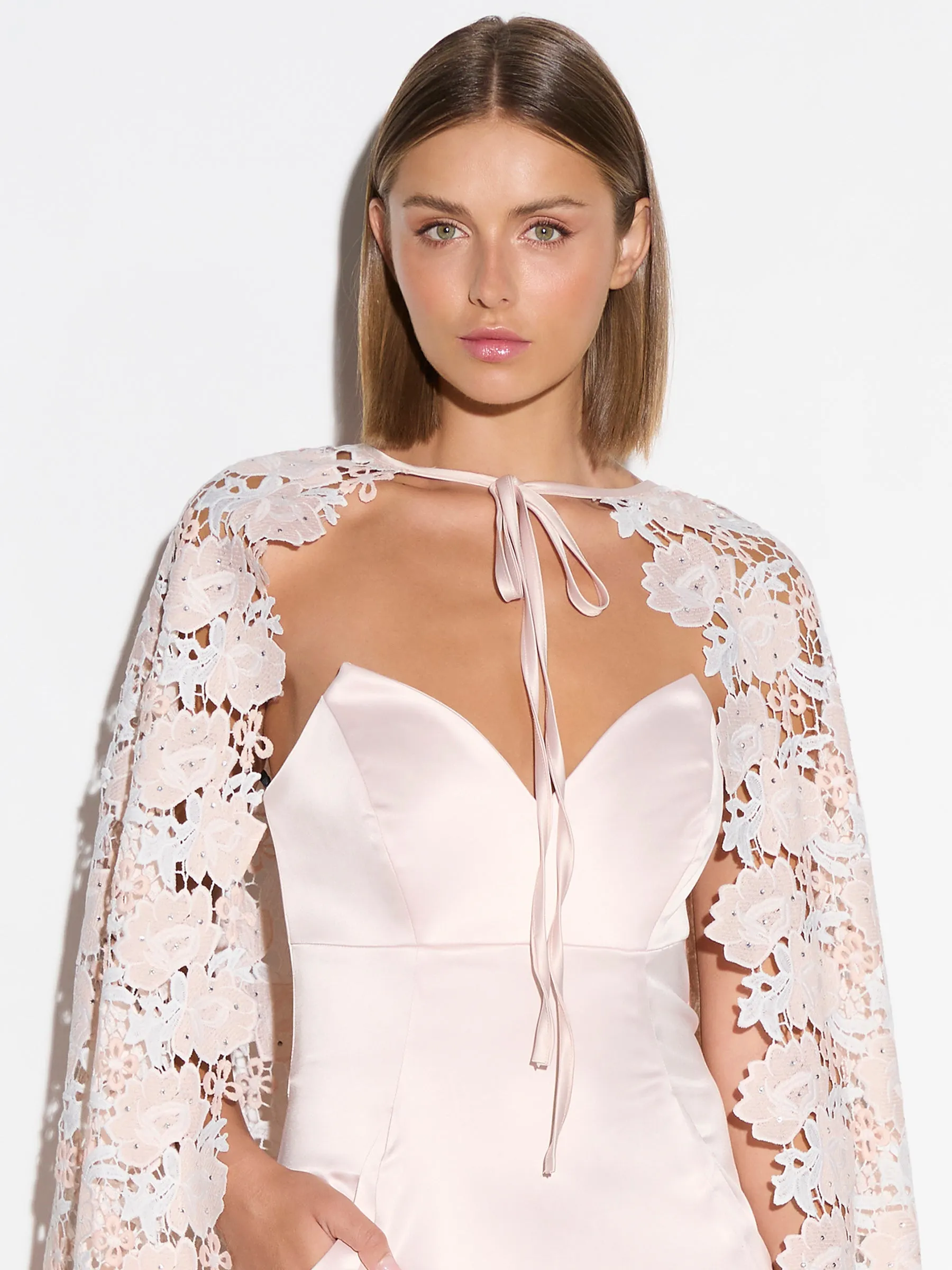 Belinda Cape - Powder Pink (Size 8 Only)