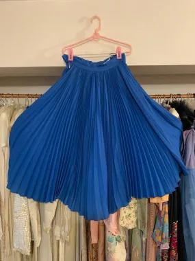 Biba Pleated Crepe Skirt