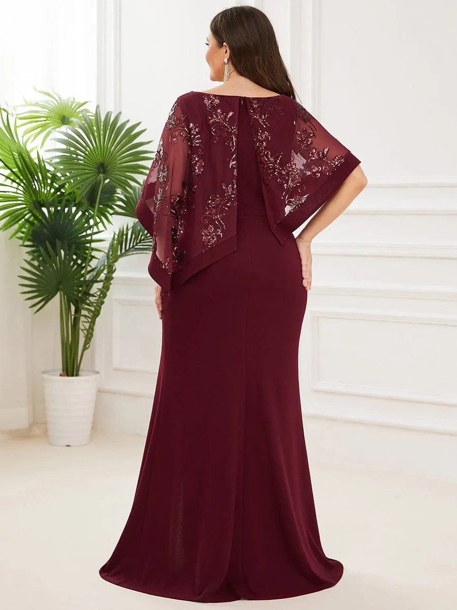 Black Elegant Jumpsuit with Side Slits