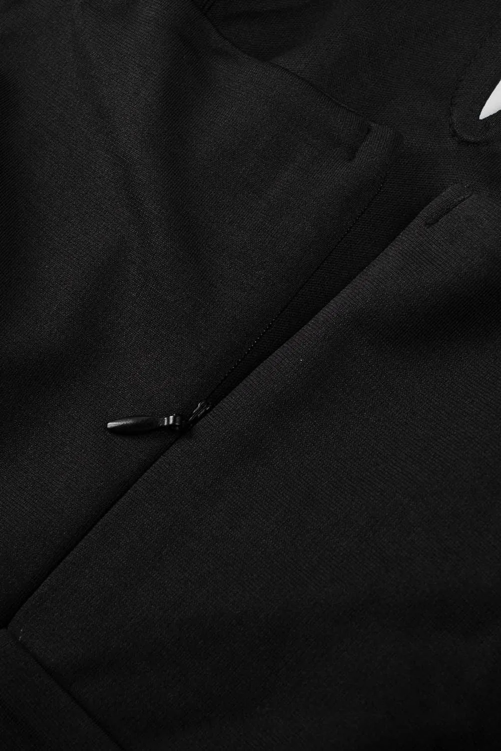 Black Elegant Jumpsuit with Side Slits