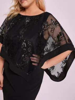 Black Elegant Jumpsuit with Side Slits