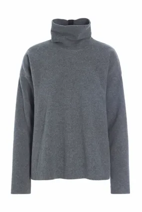 BLOUSE HIGH NECK - 1360 - GREY