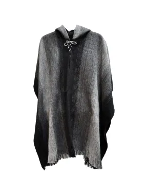Bolivian "Chacaltaya" Poncho With Hood