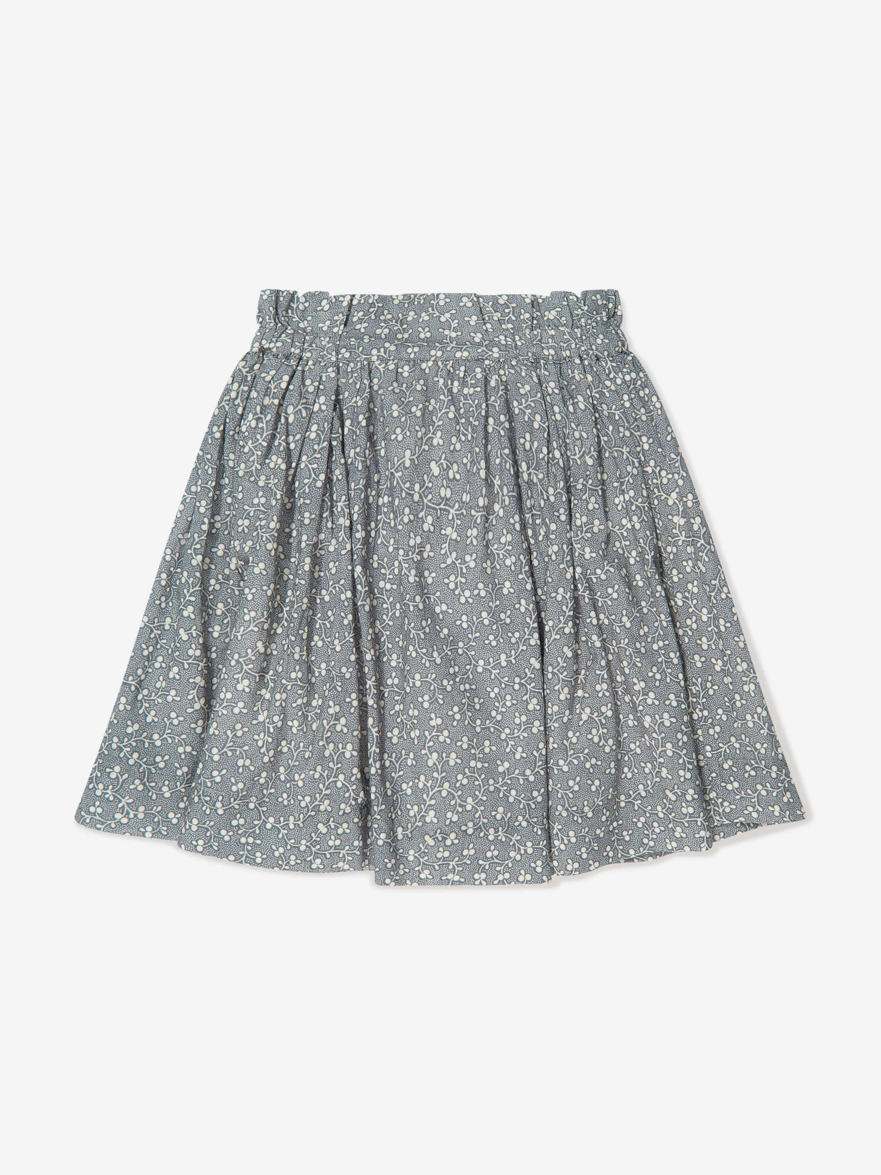 Bonpoint Girls Amicie Skirt in Blue
