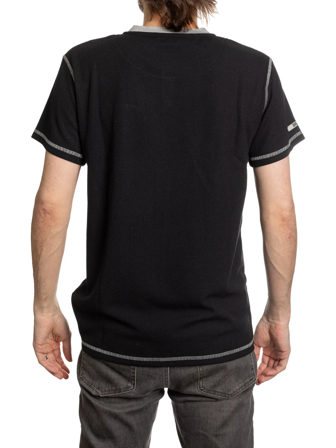 Boston Bruins Waffle Henley Shirt