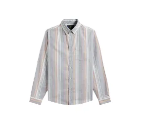 Brushed Oxford Shirt | Multi Stripe