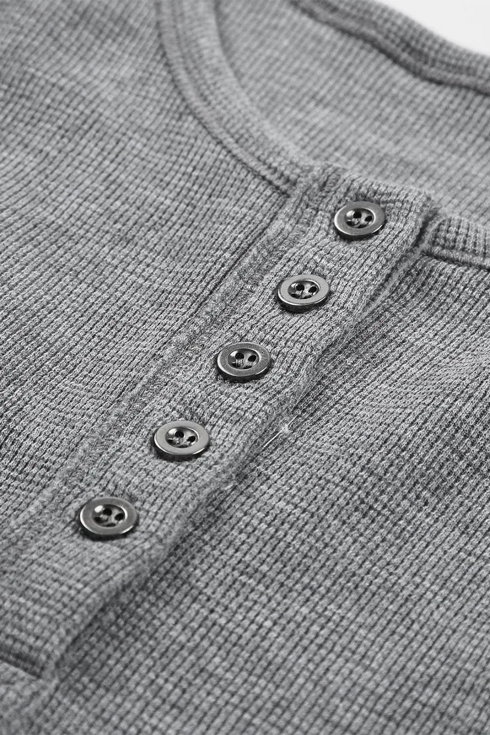 Casual Long Sleeve Henley