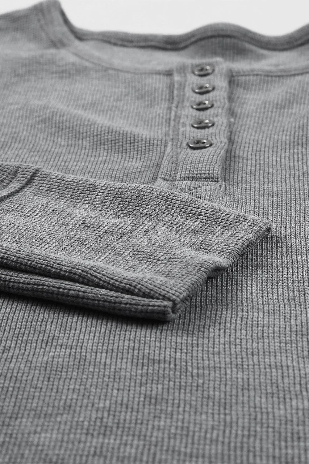 Casual Long Sleeve Henley