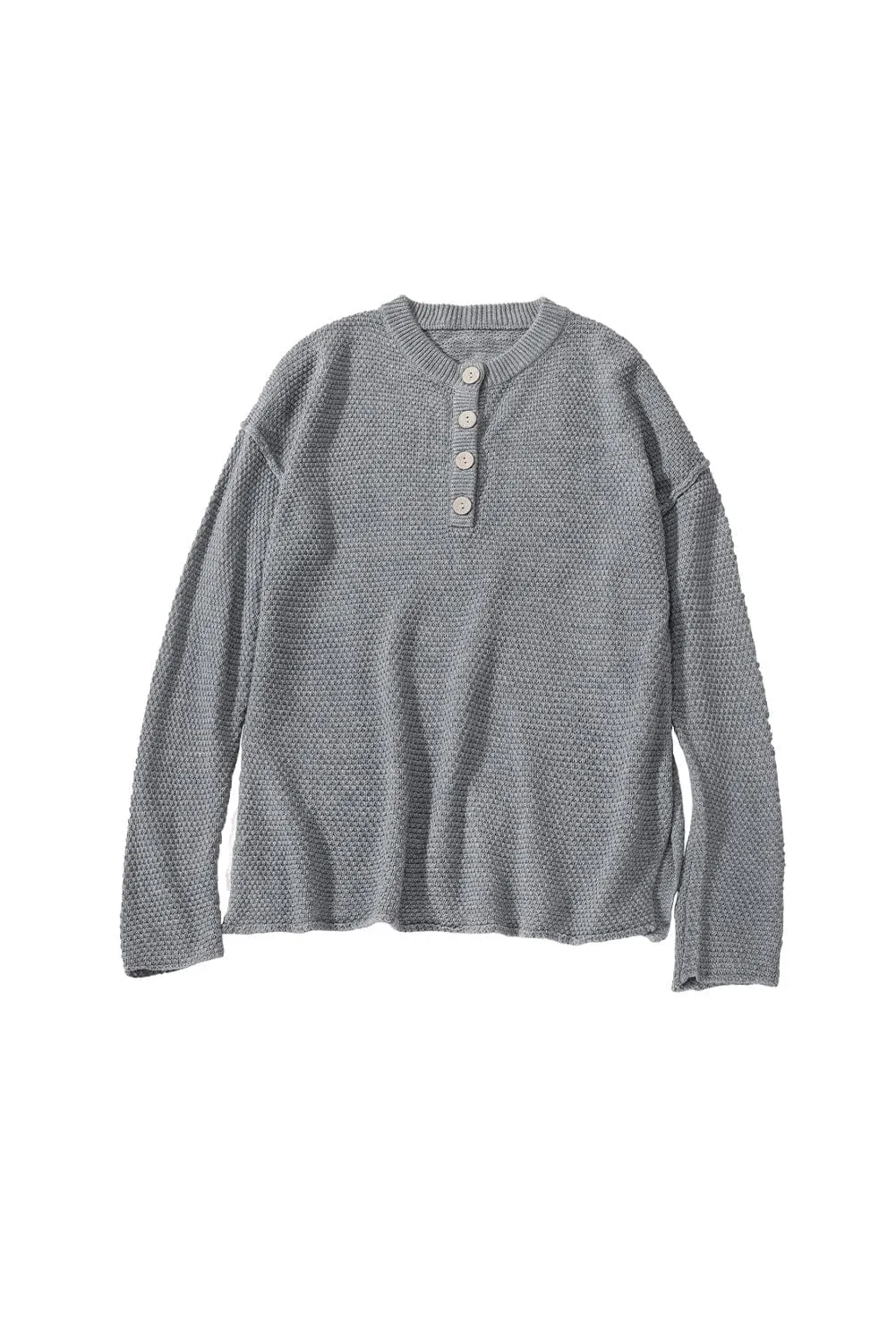 Casual Long Sleeve Henley