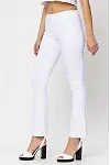 Cello White Mid Rise 30" In Flare Jegging