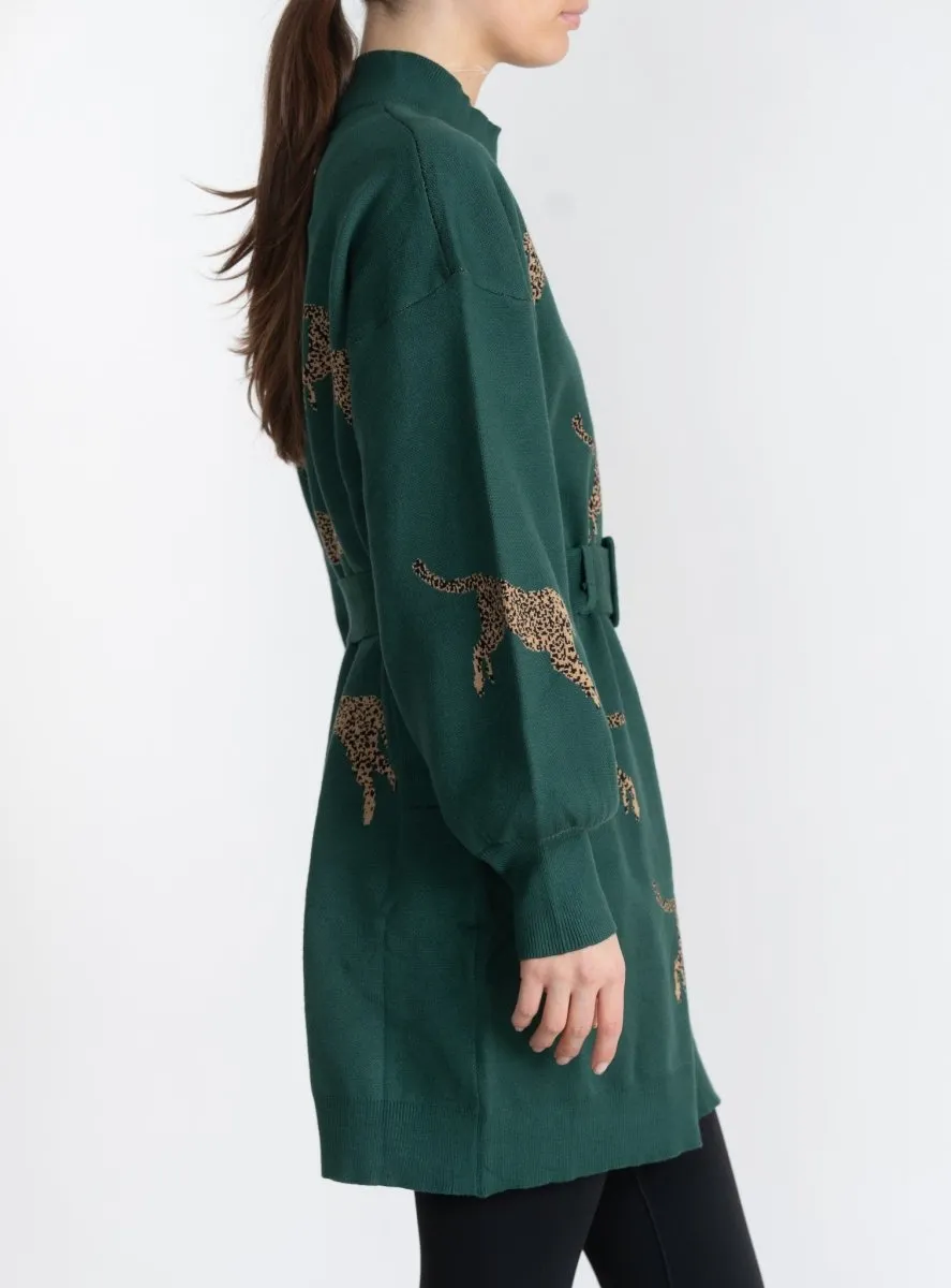 CHEETAH DRESS (Green)