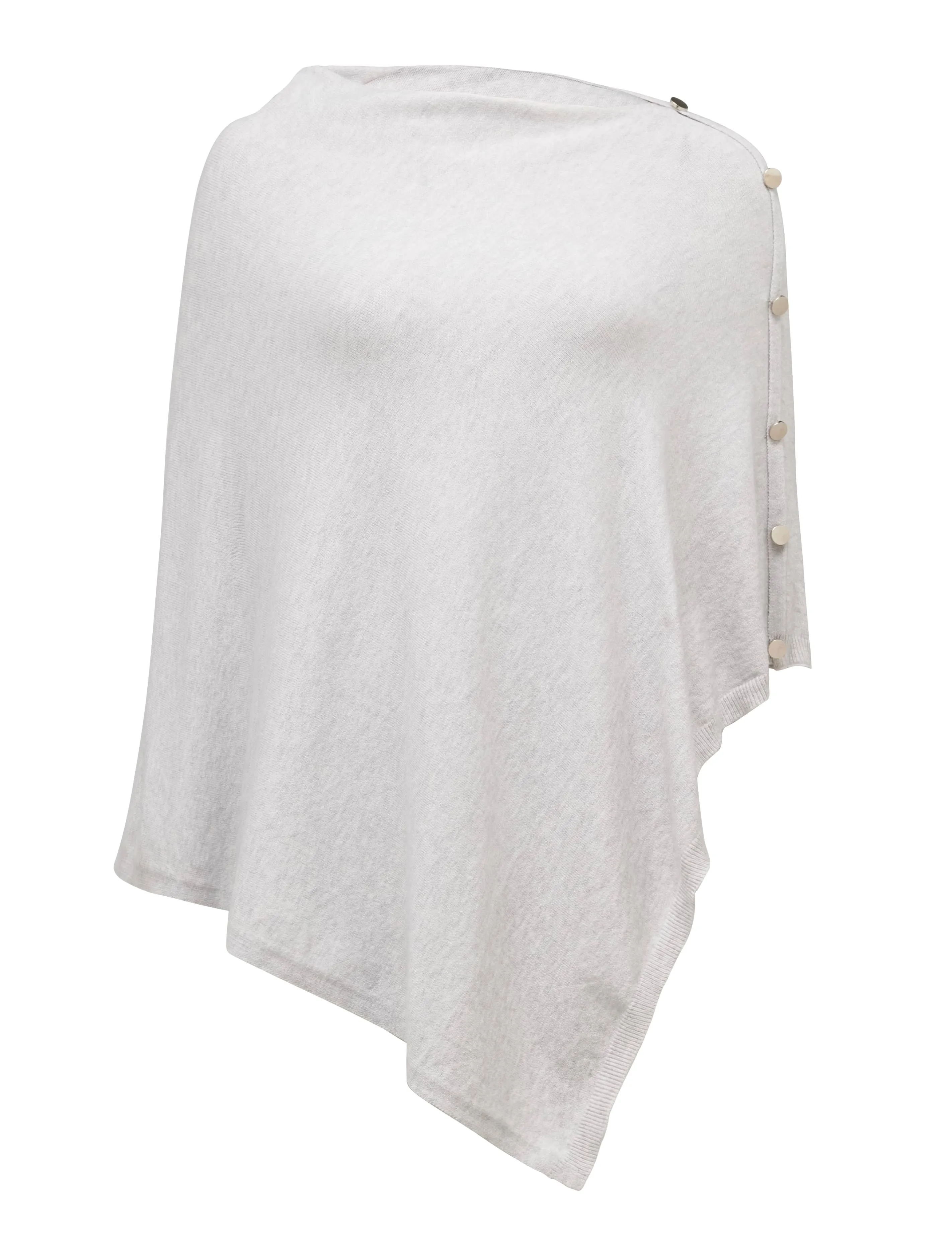 Chloe Button Poncho
