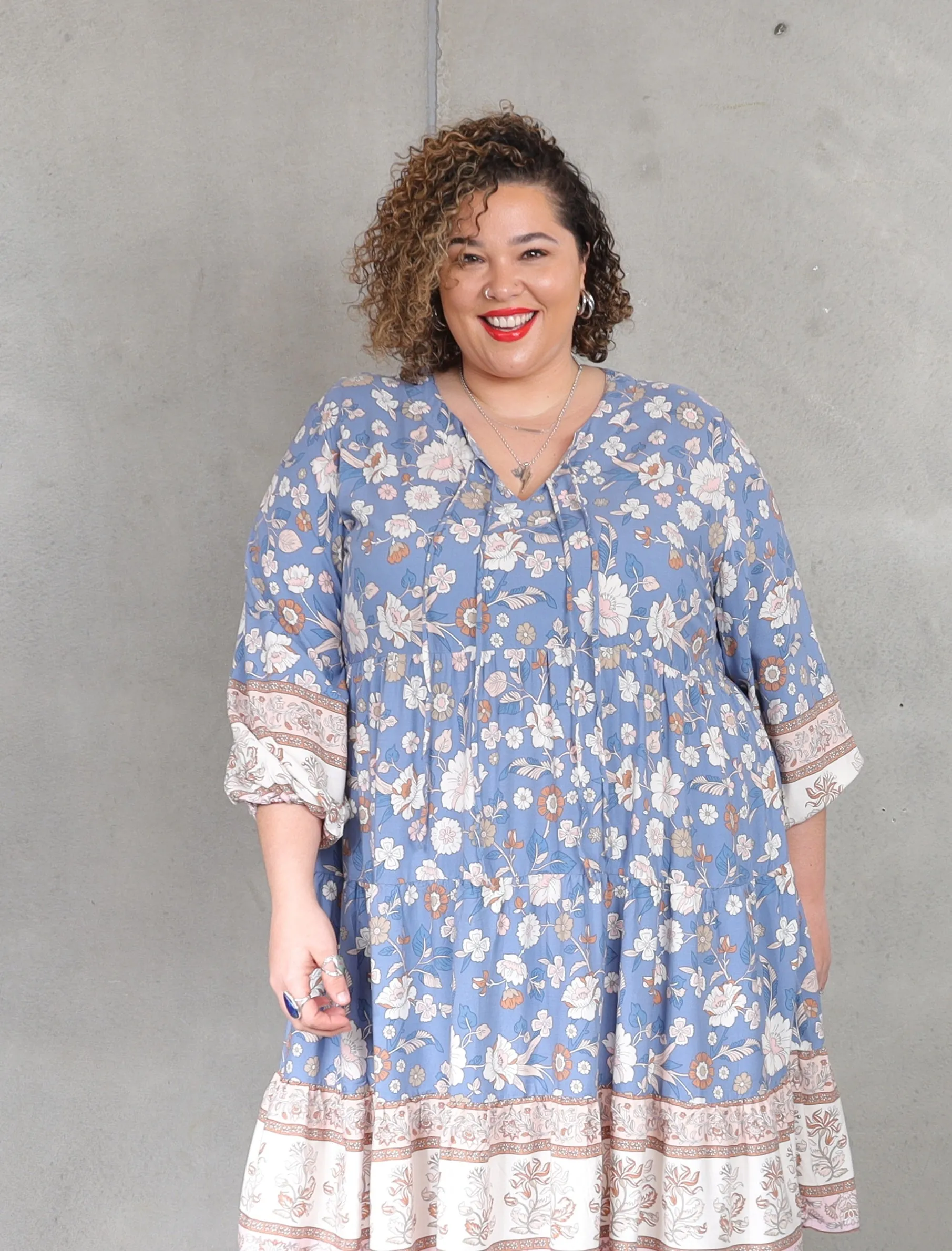 Cinta Dress - Cornflower