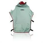 Clemco 23818 Apollo 600 Cape, Silver-Grey with Red Inner Collar