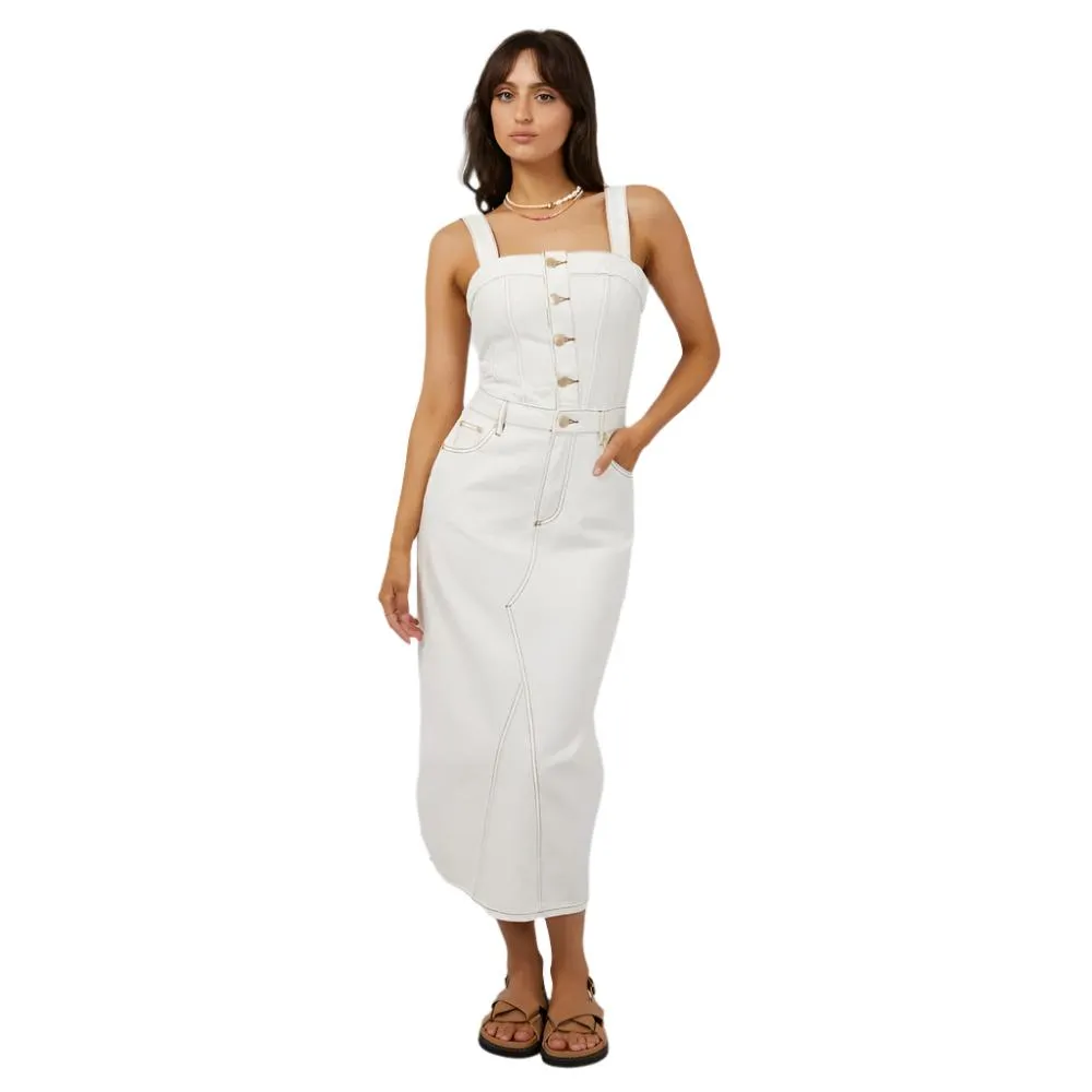 Coco Denim Midi Dress - Womens