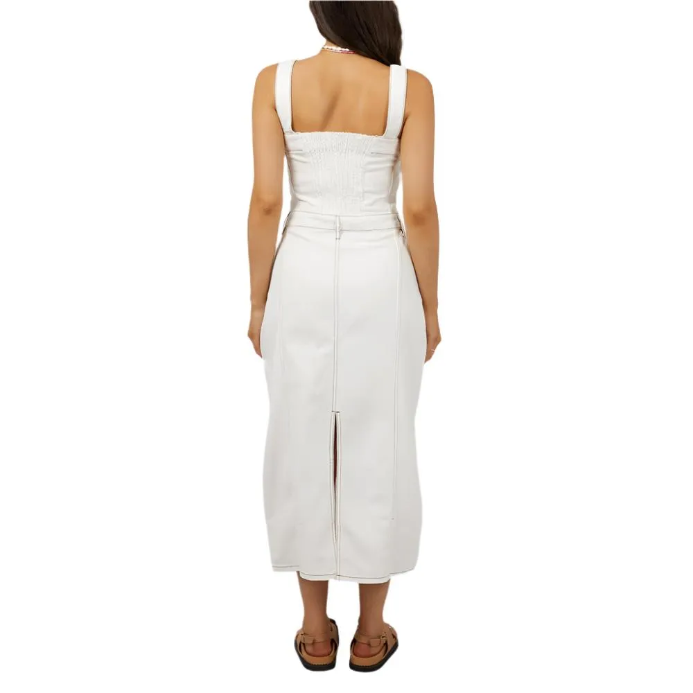 Coco Denim Midi Dress - Womens