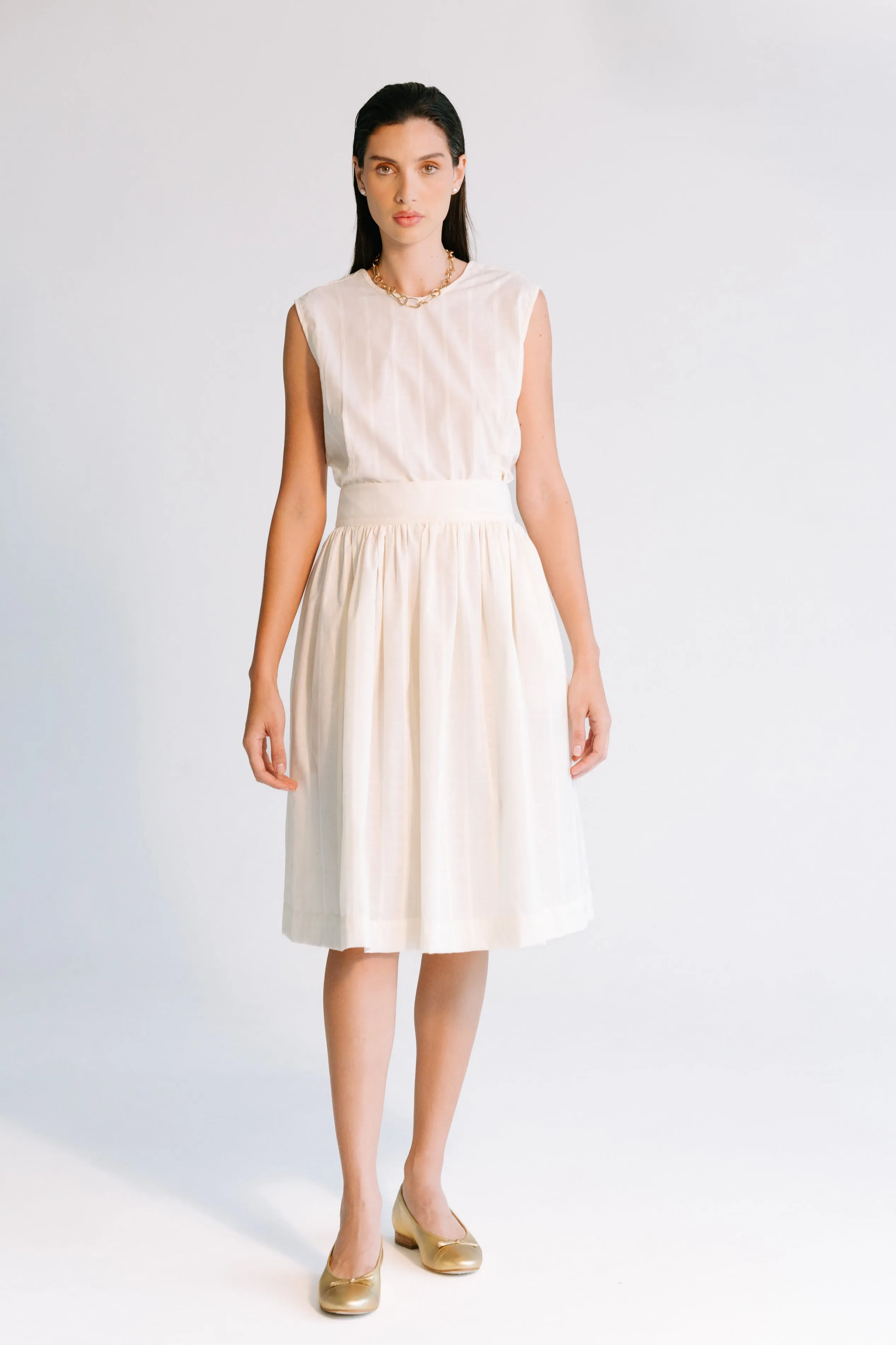 Darya Skirt - Beige
