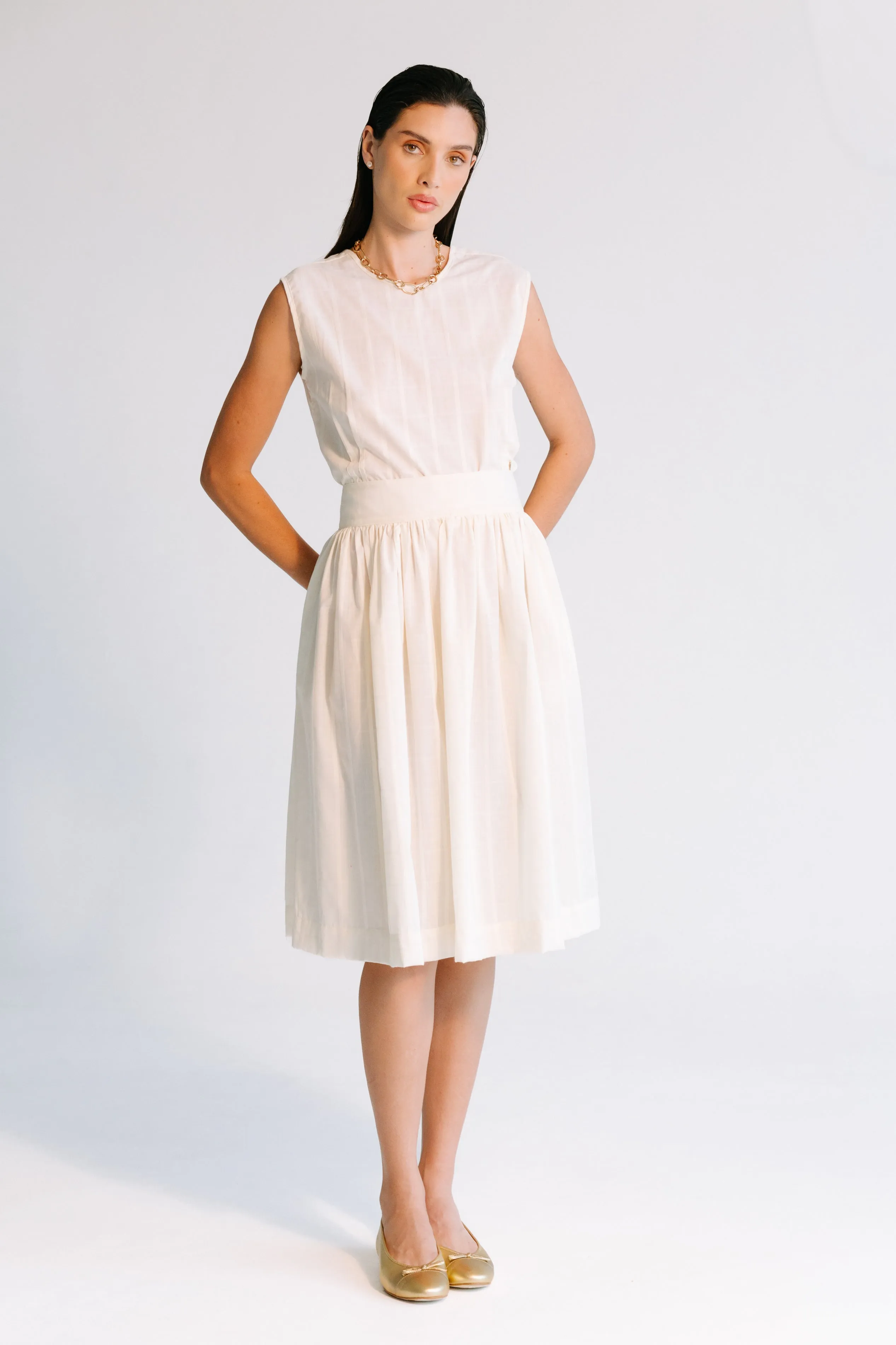 Darya Skirt - Beige