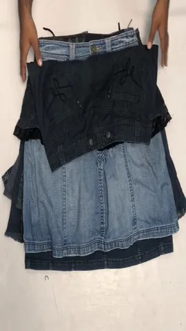Denim Midi Skirts (S-732)